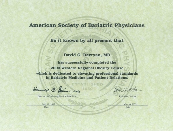 American Society Of Bariatric Physicians