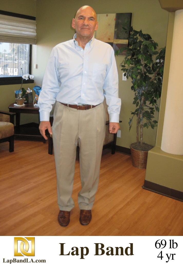Jeff photo in Dr. David Davtyan office after Lap-Band weight loss surgery